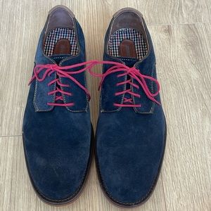 Johnston & Murphy Men’s Blue Suede Loafers Size 11